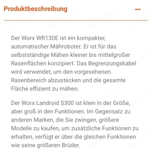 Mähroboter Worx WR 130E Bild 3