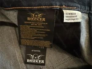 Rokker - Rokkertech Tapert Slim Rokker Herren Gr. W 38 L32 International 60 Neu  Bild 4