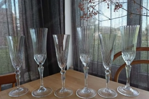 Sektgläser aus Kristallglas  Bild 2