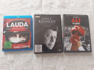 DVD Biographien Ali - Kennedy - Lauda