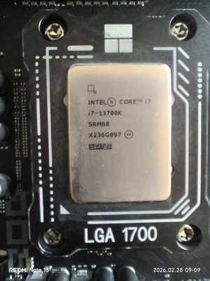 CPU Intel 13700k