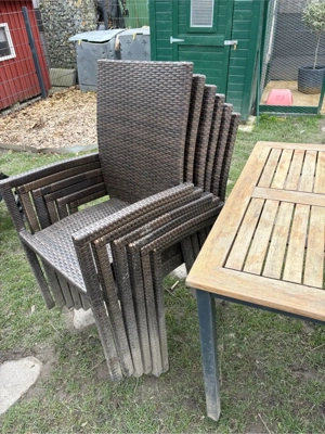 Gartentisch mit Stühlen Bild 3