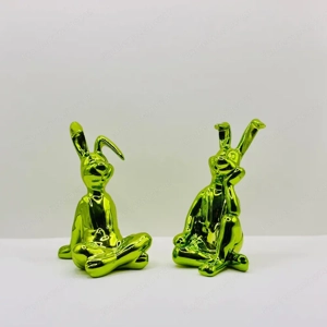 Osterhasen Deko aus Porzellan Bild 5