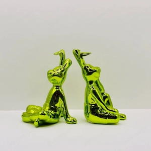 Osterhasen Deko aus Porzellan Bild 4