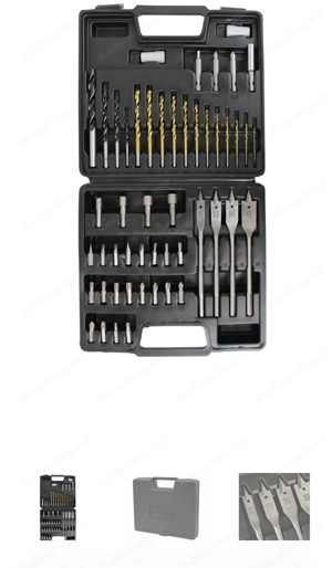 Bohrer und Bit Zubehör Set 50 Teile !NEU!  Bild 2