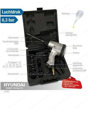 Druckluft Schlagschrauber inkl. Zubehör !NEU! Bild 2