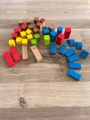 Hape Holzbausteine   kleines Set, sehr guter Zustand