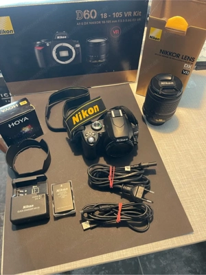 Nikon D60   18 105mm VR Objektiv (Kit)   guter Zustand Bild 5