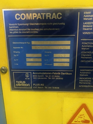 Oerlikon Ladegerät 24V 40A Bild 4