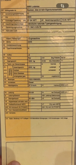 Lindner 520S Bauernfreund mit Hydrlaulischem Frontlader  Bild 3