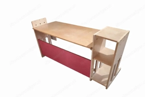 Jako Schreibtisch Echt Holz Wie Neu Bild 3