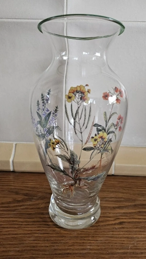 Vase Glas gross Bild 3