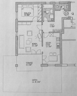 Schöne 2-Zimmer Wohnung in Lustenau