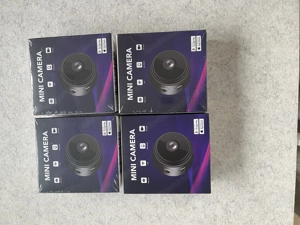NEU 4 Stück Mini-Überwachungskameras ohne Speicherkarte
