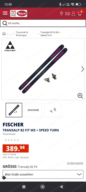 Tourenausrüstung Damen Set Bild 2