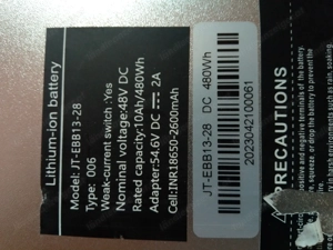 Neuwertiges Akkuzubehör - Batterie (480Wh) für Samebikefahrrad (Klapprad etc.) 