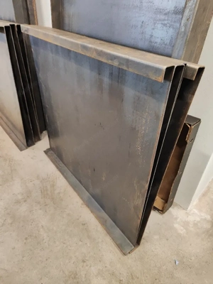 Hochbeet zum selber Schweißen Stahlblech Gekantet  Bild 2