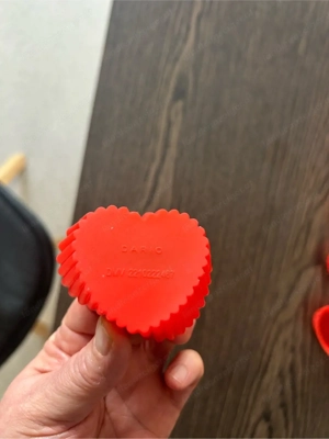 Silikonbackformen Herz, 24 Stück Bild 2