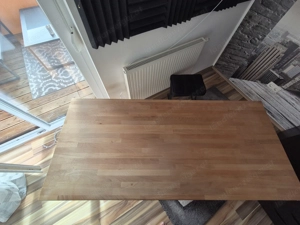 Schreibtisch Holz Bild 2