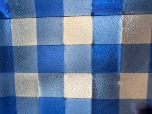 Glasschale in Farbe blau Bild 2