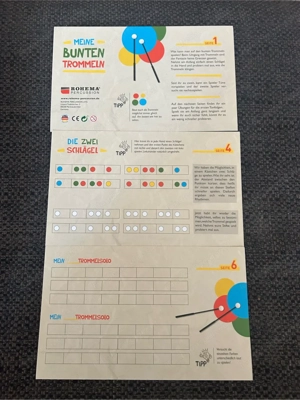 Rohema Percussion: Holztambourin 4er Set Color Bild 2