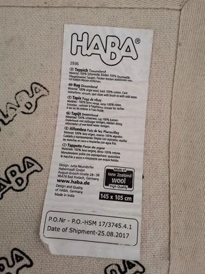 Zauberhafter Kinderteppich aus Schurwolle Bild 2