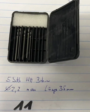 Bohrer Hartmetall kurz  DM 1,5 mm   5 Stk Bild 2