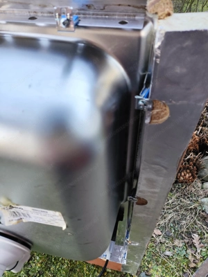 Spülbecken Abwasch Waschbecken aus Edelstahl 100 x 50 cm Bild 9