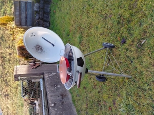 Griller, Holzkohle, Fußball Design  Bild 3