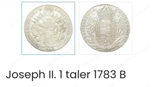 Sielber Münze von 1783 seltene Münze  Bild 3