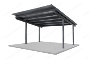 Premium Doppelcarport für 2 Stellplätze (inkl. Fundamente & Montage) Bild 3