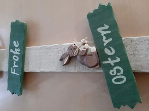 Osterhase zum Aufstellen, behinderter Hase Bild 5