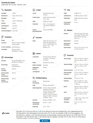 CUBE Attain GTC SL Disc 2016 carbon n flashyellow Größe 56 cm Bild 3