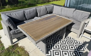 Rattan Gartenmöbel Essset 3 Teilig Bild 2