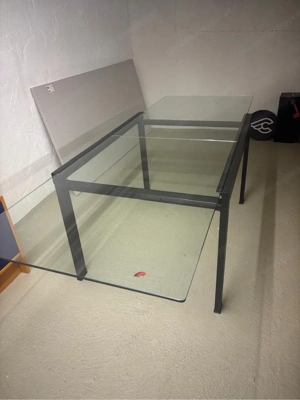 ausziehbarer Glastisch Bild 2
