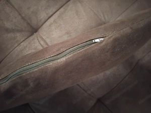 Schlafsofa in Lederlook,Dunkelbraun  Bild 7