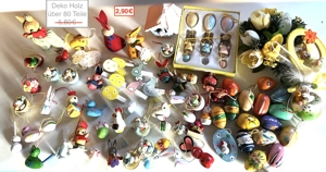 ALLES HALBER PREIS !! Osterdeko Ostereier Henne Hase ab 1  Bild 2