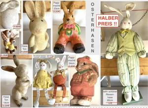 ALLES HALBER PREIS Osterdeko Osterhasen Ostereier Bild 5