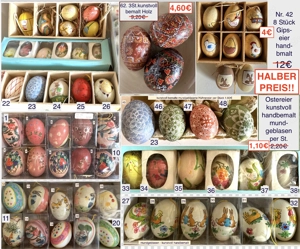 ALLES HALBER PREIS Osterdeko Osterhasen Ostereier Bild 2