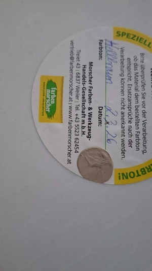 Hausfassadenfarbe hellbraun NEU original frisch gekauft Bild 4