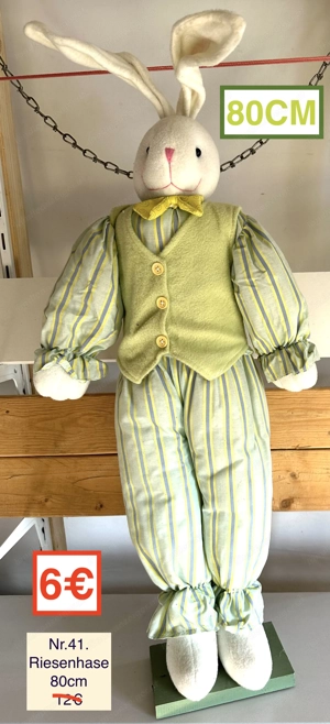 ALLES HALBER PREIS Osterdeko Osterhase Teller Eier ..... Bild 9