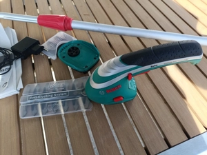 Bosch Gartenschere und Strauchschere mit Teleskop, wenig gebraucht Bild 2