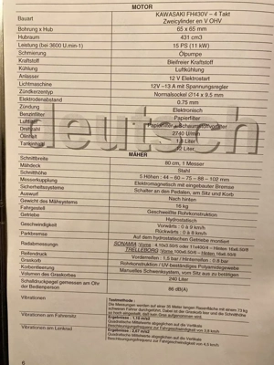 Aufsitzmäher Etesia Bahia Bild 4