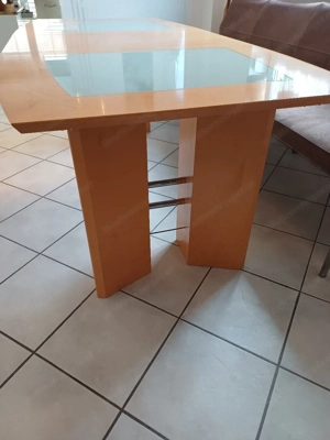Esstisch mit Glasplatten Bild 3