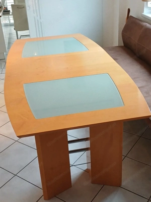 Esstisch mit Glasplatten Bild 5