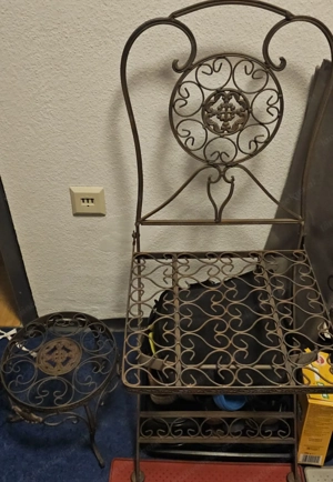 Single Tisch massiv Metall  Bild 3