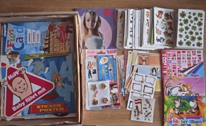 Sticker, Sticker Alben - Sammlung, teils Vintage, 600+ Teile