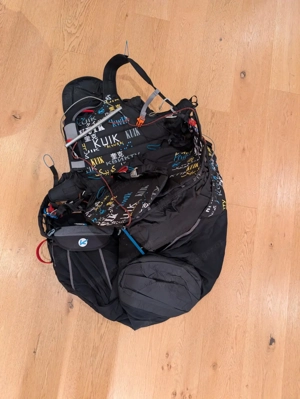 Gleitschirm Sitzgurtzeug Kortel Kuik2 Modul Kocon Gr. M + Independence Ultra Cross 100