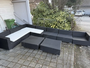 Rattangarnitur Polster gibt s noch mehr dazu Bild 3