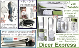 BILLIG !! Apfelschäler Messerblock Nice Micro Grill.... Bild 4